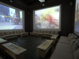 4 channel video installation with HELLO LOVERS ORCHESTRA